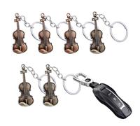 Unique Holiday Favor Key Ring, Fashion Purse Bag Charm, Vintage Key Ring Pendant, Creative Keychain Accessories, Music Lover Keychain 2x11cm/0.79x4.33 inches for Women and Men
