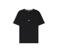 BOSS Pyjama-Shirt aus elastischer Baumwolle mit Tape-Details - Style Unique T-Shirt, 50545930 Schwarz XL