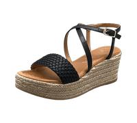Unisa Espadrilles Sandalen für Damen, schwarz, Größe 40 EU