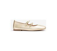 Unisa Leder-Spangenballerinas in Gold - Größe 36 | Damen Ballerinas