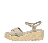 unisa - Sandalen mit gekreuzten Riemen beige - Gr. - 39