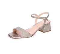 Unisa Sandaletten für Damen aus Italien, Spanien und Portugal für Damen, gold, Größe 39 EU