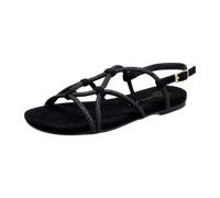 Unisa Sandaletten für Damen aus Italien, Spanien und Portugal für Damen, schwarz, Größe 39 EU