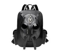 Unisex Alien Themed 3D Xenomorph Rucksack Punk Styles PU Leder Praktische Pendelbeutel Geräumiges Interieur