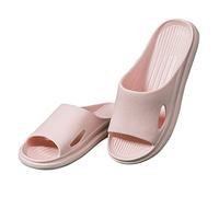 Unisex Badeschuhe Damen rutschfest Plattform Badeschlappen Slippers Garten Badelatschen Slipper Bequeme Leichte Schuhe Weich Wolken Hausschuhe Innen und Outdoor Quick-Dry Sandalen Lässige Sandals