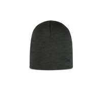 Buff Merino Midweight Beanie, solid bark