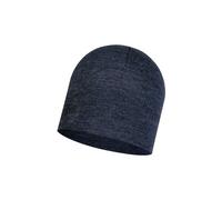 unisex buff midweight merino mutze dunkelblau