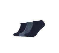 Camano Bio Unisex-Sneaker-Socken 3 Paar 35 - 38 dunkelblau/jeans meliert
