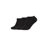 Camano Sneakersöckchen 3003 Unisex Erwachsene 3er-Pack Gr. 39-42 Schwarz