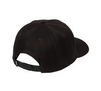 Flatbrim-Kappe "KENSINGTON" schwarz/orange Einheitsgröße