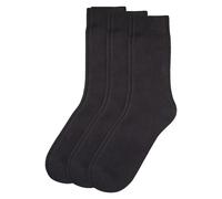 Camano Unisex CA-Soft Socken 3er Pack 39-42 schwarz