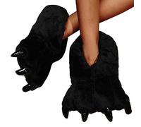 Unisex Erwachsene Hobbit Füße Hausschuhe Halbling Plüsch-Pantoffeln Damen Herren