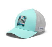 Columbia PFG Patch Mesh Ballkappe, Golfbach/Cool Grey/Sunset Fish, L/XL