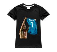 Unisex Football Cotton T-Shirt NO.7 Fußball-Muster Fan-Geschenk 3D Gedrucktes Tee Shirt Sommer Sportswear Kinder T Shirts