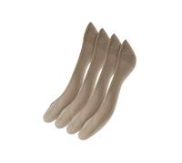 Unisex Füßlinge im 4er-Pack 39-42 braun 122.899.125.25111.8200.39-42
