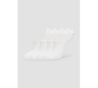 Unisex Füßlinge im 4er-Pack 43-46 weiß 6010572.1000.43-46