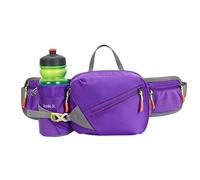 Unisex Hydration Waist Bag - Water Bottle Carrier Belt, Mobile Phone Storage Pocket, Multi Utility Pack | Running Trekking Cycling Fitness Outdoor Accessory Gear, violett, Refer to description, Unisex