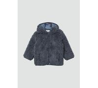 Unisex Jacke aus Teddyplüsch mit gemustertem Jersey-Futter 62 blau 2171602.9825.62