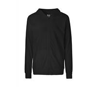 Unisex Jersey Hoodie with Zip, Größe:M, Farbe:Black