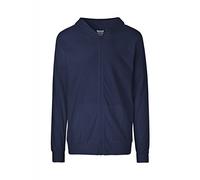Unisex Jersey Hoodie with Zip, Größe:M, Farbe:Navy