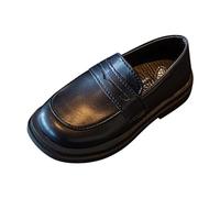 Unisex Kinder Leder Kinderschuhe Uniformschuhe Loafers Weiche Sohle Abendschuhe Performance Loafers Schuhe Freizeitschuhe Einzelschuhe Tanzschuhe Party Schuhe Flache Schuhe Bequeme