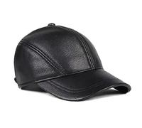 Unisex Klassische Leder Baseball Cap Sports Outdoor Basecap Kappe Schirmmütze Herbst Winter Baseballmütze