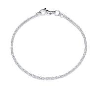 Unisex Königsarmband 925er Silber 2mm breit KA0020 (Länge: 19cm)