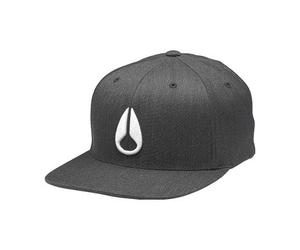 unisex nixon deep down ff athletic fit cap grau weis