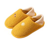 Unisex Pantoffeln Geschlossen Winterhausschuhe Thermo Plüschhausschuhe - Damen Herren Winter Gefüttert Warme Hausschuhe Kuschelige Slippers Memory Foam Filzpantoffeln Für Drinnen Und Draußen