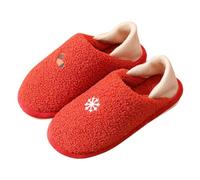 Unisex Pantoffeln Geschlossen Winterhausschuhe Thermo Plüschhausschuhe - Damen Herren Winter Gefüttert Warme Hausschuhe Kuschelige Slippers Memory Foam Filzpantoffeln Für Drinnen Und Draußen