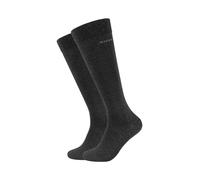 Socken mit Label-Print 43/46 men Anthrazit Melange
