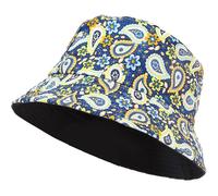Unisex Printed Reversible Bucket Hat Beach Hat Aesthetic Sun Hat for Women.