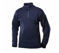 Unisex-Pullover Devold Nansen Wool Zip Neck Dunkelblau Melange M