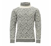 Unisex-Pullover Devold Svalbard Wool High Neck Offwhite/Anth. S