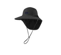 Unisex Sommer-Kappen mit breiter Krempe, wasserdicht und schnell trocknend, Outdoor-Visier-Eimerhüte, atmungsaktiver Netz-Sonnenhut Nackenklappe(Black)