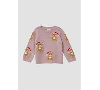 Unisex Strickpullover mit Weihnachtsmotiven 92 pink|mehrfarbig 2171998.45X2.92