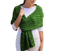 Unisex Strickschal Lang Grobstrick Schal Warm Winterschal einfarbiges Halstuch Oversized Schlauchschal für Herbst und Winter Halstuch Schal