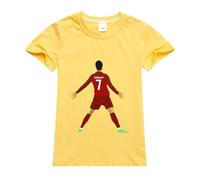 Unisex T-Shirt 3D Gedrucktes Football Cotton T-Shirt Fußball-Muster Fan-Geschenk Tee Shirt Sommer Sportswear Kinder T Shirts