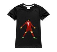 Unisex T-Shirt 3D Gedrucktes Football Cotton T-Shirt Fußball-Muster Fan-Geschenk Tee Shirt Sommer Sportswear Kinder T Shirts