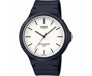 Unisex-Uhr Casio MW-240-7EVEF Weiß Schwarz