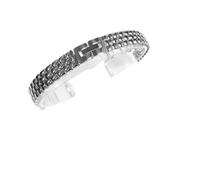 Unisex-Uhrenarmband aus Edelstahl, Metallarmband, 6 mm, 8 mm, 10 mm, 12 mm, 14 mm(Silver,8mm)