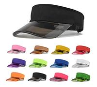 Unisex Visor Cap Sonnenvisier Sonnenhut Damen Herren Sonnenschild Sonnenblende Baseball Kappe Baseballmütze Sommerhut Freizeit Sommer Hut Strandkappe für Laufen Reisen