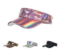 Unisex Visor Schirmmütze Sommer Sonnenhut Sport Golf Sonnenschutz Visor Cap Sonnenschutzkappe Sonnenschutz Hut Sonnenblende Strand Visor Baseballhut Kappe Sport Visor Freizeithut (Silver, One Size)