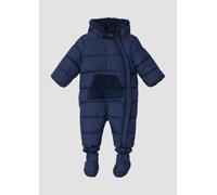 Unisex Wattierter Overall mit Kapuze 68 blau 2171628.5836.68