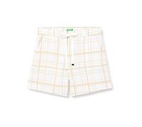 United Colors of Benetton Bermuda 4O5XD900X Shorts, Weiß Rosa 84T, M Damen, Weiß Rosa 84t, M