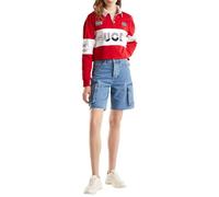 United Colors of Benetton Damen Bermuda 4ipcd9017 Shorts, blau, 34