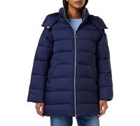 United Colors of Benetton Damen Jacke 2sywdn03b Lange Daunenjacke, Dunkelblau 252, S
