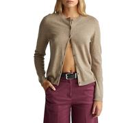 United Colors of Benetton Damen Maglia Coreana M/L 102hd502b Strickjacke, beige, S