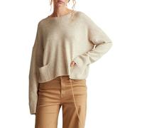 United Colors of Benetton Damen Maglia G/C M/L 126wd10e4 Pullover, beige, S