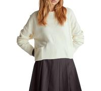 United Colors of Benetton Damen Maglia G/C M/L 126wd10e4 Pullover, cremeweiß, S